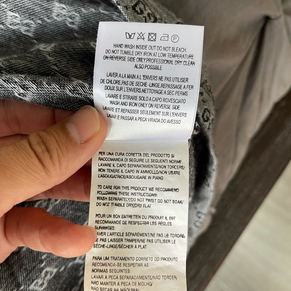 Gucci GG Grey Monogram Polo